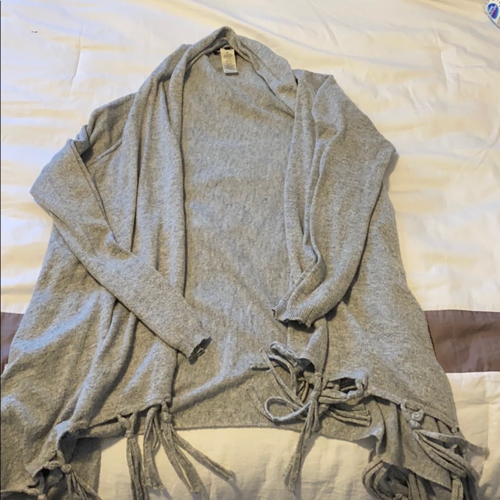 Long Grey Cardigan